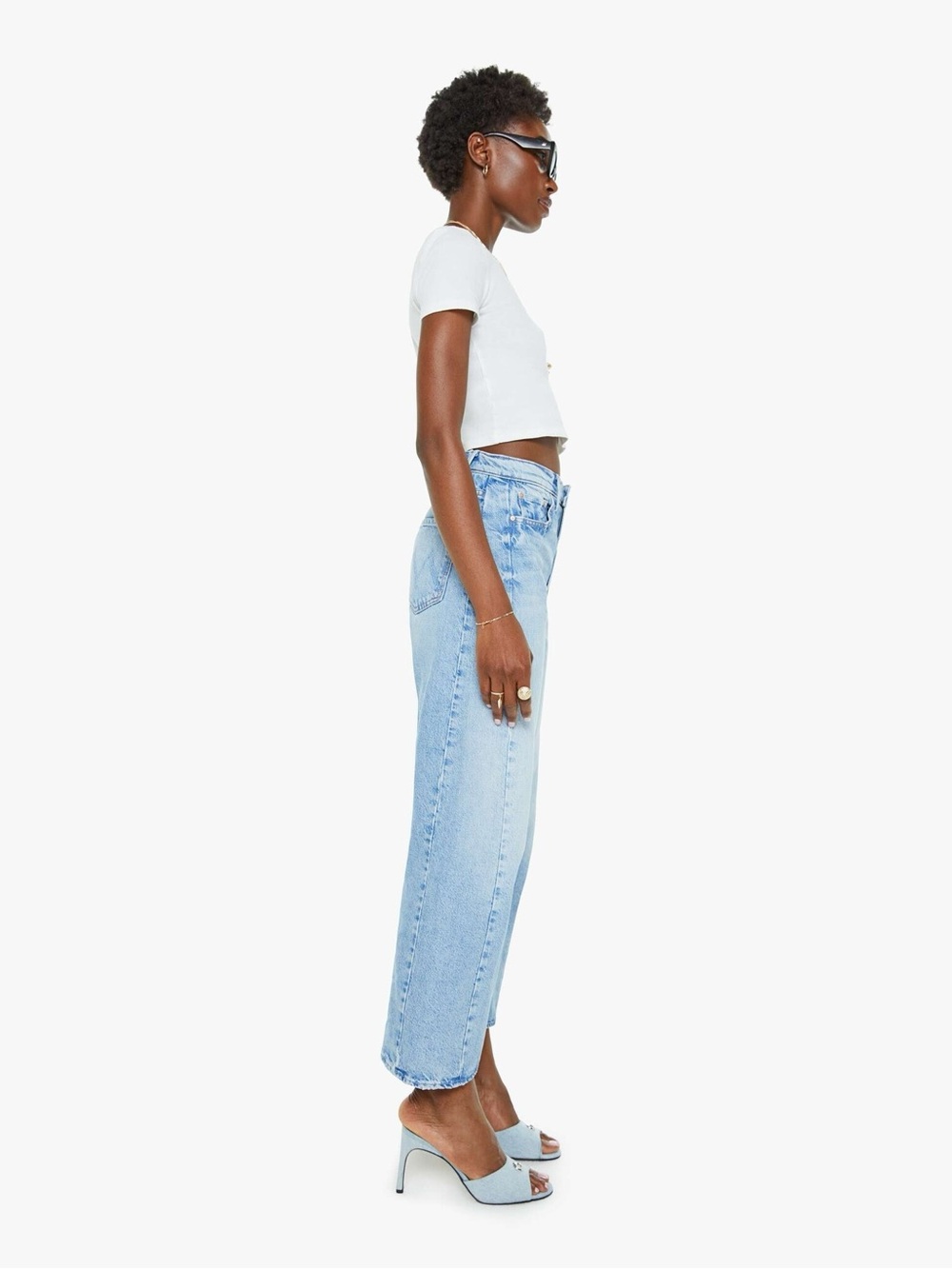 MOTHER SUPERIOR The Half-Pipe Ankle Barrel Jeans This Is How I Roll Size 31 - Picture 3 of 10